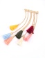 Fashion Multi-color Tassel Decorated Multi-color Earrings