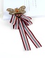 Fashion Red+black Butterfly Shape Decorated Bowknot Brooch