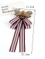 Fashion Red+black Butterfly Shape Decorated Bowknot Brooch