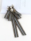 Fashion Black+blue Spider Shape Decorated Bowknot Brooch