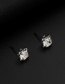 Fashion Silver Color Flower Shape Decorated Jewelry Set( 3 Pcs )