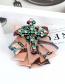 Fashion Pink Color Matching Decorated Brooch