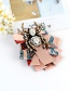 Fashion Pink Spider Shape Decorated Brooch