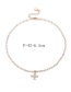 Fashion Gold Color+white Pure Color Decorated Necklace