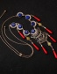 Fashion Multi-color Sector Shape Decorated Necklace
