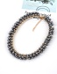 Fashion Gun Black Bead Decorated Necklace