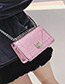 Fashion Black Square Shape Design Pure Color Shoulder Bag