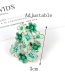 Fashion Blue Butterfly Shape Design Simple Ring