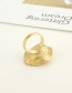 Fashion Yellow Flowers&diamond Decorated Ring