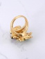 Fashion Multi-color Flower Shape Decorated Ring