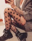 Fashion Black Dots Pattern Decorated Stockings