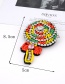 Fashion Multi-color Lollipop Shape Design Brooch