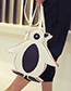 Fashion White Penguin Shape Decorated Bag