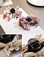 Fashion Black Flower Pattern Decorated Bowknot Hairclip