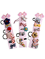 Fashion Multi-color Flower Shape Decorated Hair Accessories(6pcs)