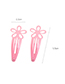 Fashion Navy Bowknot Shape Decorated Hair Clip(2pcs)