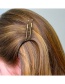 Fashion Gold Color Arrow Shape Design Hair Clip