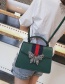 Fashion Green Butterfly Shape Decorated Shoulder Bag