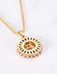 Fashion Gold Color Letter W Shape Decorated Necklace