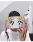 Fashion Green Sailor Moon Pattern Decorated Shoulder Bag