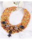 Fashion Multi-color Water Drop Decorated Necklace