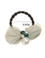 Lovely Light Green Pearls&bowknot Decorated Hair Band