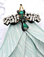 Fashion Light Green Dragonfly Shape Decorated Bowknot Brooch