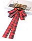 Fashion Red Insect Shape Decorated Bowknot Brooch