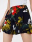 Fashion Multi-color Leaf&flowers Decorated Simple Shorts