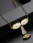 Fashion Silver Color Eyes Shape Pendant Decorated Necklace
