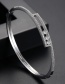 Fashion Silver Color Hollow Out Design Pure Color Bracelet