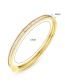 Fashion Gold Color Pure Color Decorated Simple Braclet