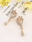 Fashion Yellow Flowers Shape Design Hollow Out Jewelry Sets