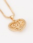 Fashion Gold Color Hollow Out Tree Pendant Decorated Necklace