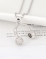 Fashion Silver Color Headset Pendant Decorated Necklace