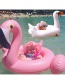 Trendy Dark Red Flamingo Shape Design Baby Swimming Ring