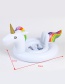 Trendy White Unicorn Shape Design Baby Swimming Ring