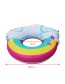 Trendy Multi-color Rainbow&cloud Pattern Design Swimming Ring