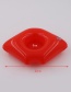 Trendy Red Lips Shape Design Pure Color Cup Holder