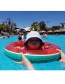 Trendy Red Watermelon Shape Design Baby Swimming Ring