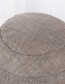 Fashion Light Gray Flower Pattern Decorated Hat