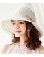 Fashion Gray Bowknot Shape Decorated Hollow Out Hat