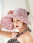 Fashion Purple Dots Pattern Decorated Hat
