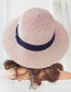 Fashion Light Pink Bowknot Shape Decorated Hat