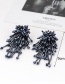 Fashion Navy Tassel Decorated Earrings