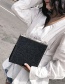 Fashion Black Square Shape Design Pure Color Bag