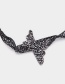 Fashion Black Butterfly Shape Decorated Necklace