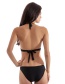 Sexy Black Hollow Out Design Pure Color One-piece Swimwear