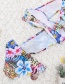 Sexy Multi-color Flower Pattern Decorated One-piece Swimwear