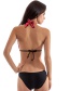 Sexy Red Off-the-shoulder Design V Neckline Swimwear